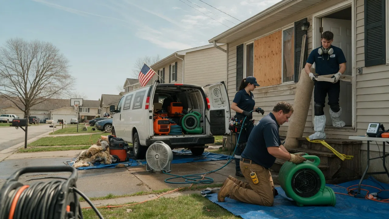 Water Damage Restoration in Comstock, WI near me